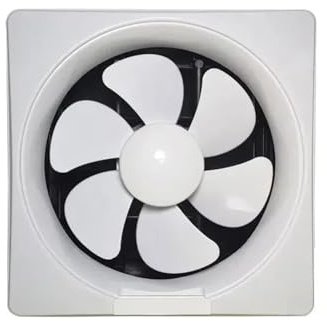 DIKAMAN Leistungsstarker, leiser Lüftungsventilator, 6/8/10 Zoll, Abluftventilator, Wandventilator, Küche, Haushalt, leiser Badezimmer-Fenster-Abluftventilator Für Badezimmer, Schlafzimmer(8 inch)