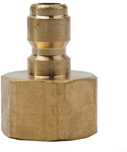 Raccordo accoppiatore a sgancio rapido da 1/4 di pollice, in acciaio inossidabile o ottone M14/M18/M22/G1/4, adattatore filettato per idropulitrice ad alta pressione, tubo da giardino, pompa, (#11)