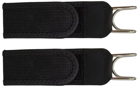 Generico Cintura Elastica Tattica Gancio Metallo, 2 Pezzi Cinture Invisibili Elasticizzate Senza Fibbia per Uomo, Cintura Elastica Tattica Regolabile Gancio Metallo, Cinture Portatili Senza Fibbias
