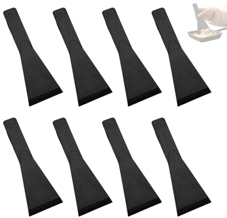 Espátulas de Nylon Premium para Raclette, Juego de 8 Unidades, Utensilios de Cocina Antiarañazos para Parrilla de Raclette, Fondue y Crepes, Perfectas para Uso Doméstico y Profesional