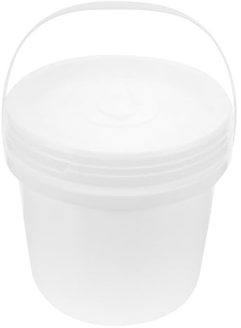 CALLARON Dispenser Porta Salviette in Plastica 5l Coperchio per Bagno e Auto Contenitore Porta Salviette Vuoto Compatto Igienizzanti Pratico Secchio Salvaspazio per Casa e Ufficio