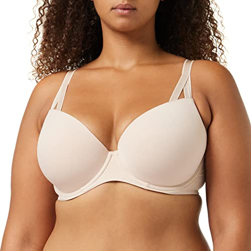 Calvin Klein Damen Push-Up BH Lift Demi mit Bügel, Beige (Beechwood), 80C
