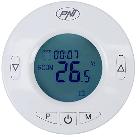 PNI CT25T testa termostatica intelligente per radiatore, si collega in modalità wireless con PNI CT25WIFI Hub con controllo Internet, applicazione mobile Tuya Smart