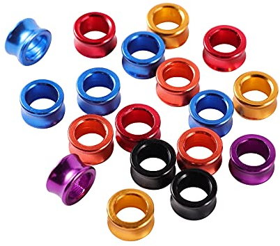 20 stücke 6 farben gemischt aluminium vogel fuß ring id 4mm/4,7mm vogel outdoor fliegende training rennen identifikation tag