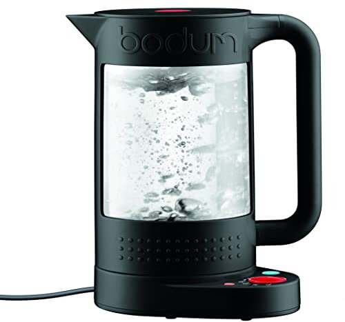 Bodum BISTRO Electric water kettle, double wall with temperature control, 1.1 l, 37 oz, Black, 11659-01UK