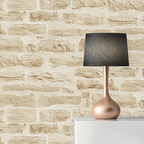 TADESSI M1-No.2591 Dino Papier peint intissé Beige/crème Aspect pierre M1