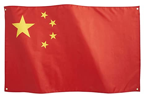 Runesol Bandera Nacional China 3x5, 91x152cm, 4 Ojales, Ojales De Latón En Cada Esquina, Bandera China, Eventos Deportivos, Fiesta de la Primavera, Interior, Exterior, Año Nuevo chino