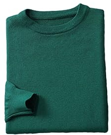 Rfmfkkg Maglione Classico da Uomo Girocollo Girocollo Pullover Lavorato A Maglia Caldo Misto Cotone Cashmere EN8 XXXL