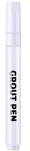 MNVD Grout Pen - White, Water Resistant, Quick-Drying Ink, Robust Tip, Restorer, Sealer, Colorant, Repair, Wall, Tile, Shower, Kitchen, Bathroom