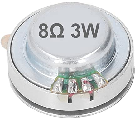 WOOXGEHM Resonanzlautsprecher, Hohe Klangqualität, 26 Mm Starker Bass Vibrationslautsprecher für Alle Frequenzen für Computer, Laptops, MP3, MP4, CDs, Mobiltelefone(8Ω 3W)