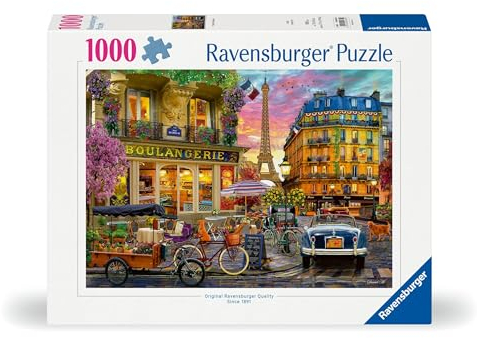 Ravensburger - Puzzle Adulte - Puzzle 1000 pièces - Les premières lueurs de Paris - Adultes et Enfants dès 14 Ans - Puzzle de qualité supérieure - 12000885
