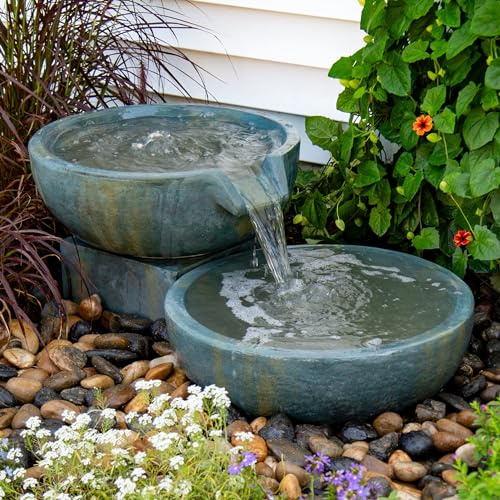 Aquascape Spillway Bowl and Basin Fountain Kit, 19 inch / 21 inch Dia (49/52 cm), 78248