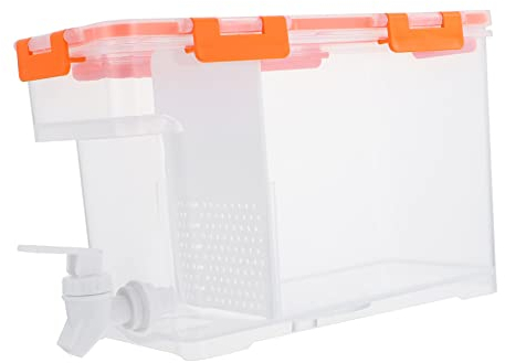 ABOOFAN Wasseraufbewahrungseimer Für Kühlschrank Mit Wasserhahn Großer Saftbehälter Aus Hochwertigem Material Für Kaltes Wasser Limonade Oder Tee