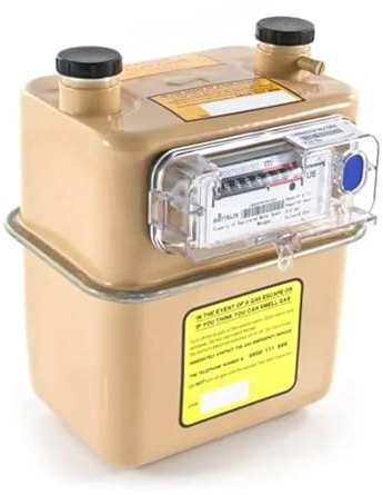 U6 Gas Meter Domestic Diaphragm Meters Mechanical 6 m³/h Natural Gas & LPG BS EN BS EN 1359 Approved for Primary or Secondary Residential Systems