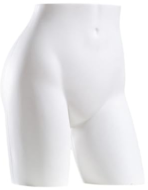 kowaku Unterhosenständer Shorts Display Weibliche Schaufensterpuppe Hüfte für Supermarkt-Shop-Nutzung, Weiß