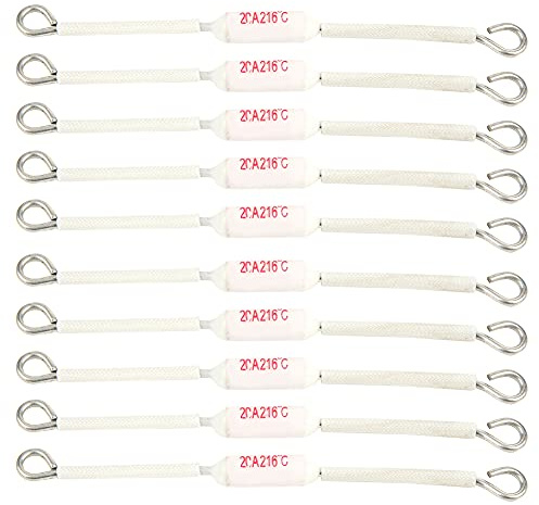 Fusibile, 250 V 20 A Ceramica per Morsettiera Cablaggio Accessori Elettrici con velocità di Fusione Rapida, Fusibili (90 mm 216℃)