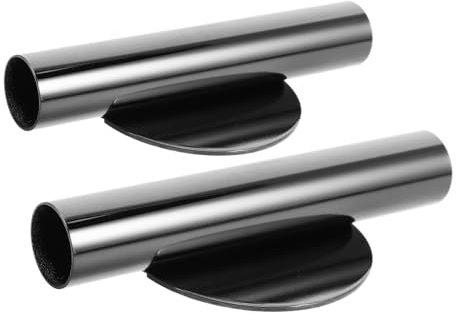 HOLIDYOYO 2pcs Nordischen Stil Metall Vase Set Klebstoff Zurück Vase Für Wohnzimmer Büro
