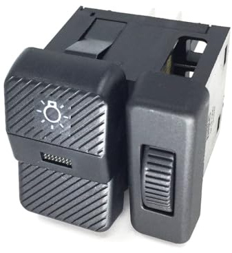 Hajus 9191060 Lichtschalter Schalter Scheinwerfer 357941531 kompatibel mit VW Passat Polo Transporter IV T4