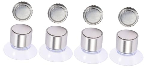 STOBAZA 4 Juegos Soporte de Jabón Inoxidable con Ventosa Jabonera Pared para Ducha y Cocina Instalación Rápida sin Taladrar Capacidad Unidades