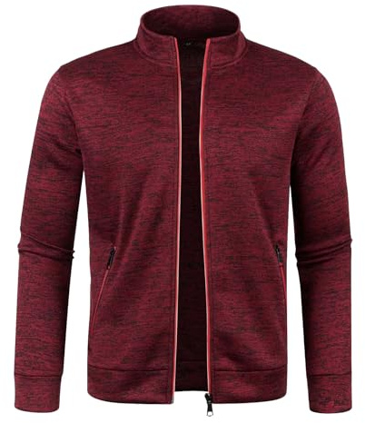 Manteau en poils de chameau Hiver Fermeture éclair Pull solide Manches longues Mode Haut Sweatshirt Manteau Manteau pour (XXXXXL)