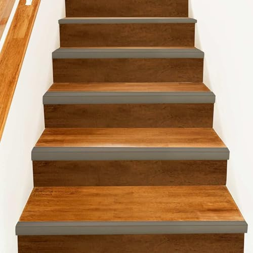 Gecheer Plinthe d'escalier 30 pcs Champagne 67 cm AluminiumPlinthe Escalier Argent