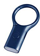 Lexon - NOMADAY LIGHT Mini linterna LED llavero con gancho (Azul oscuro)