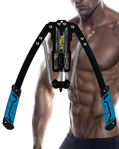 COVVY Musculation Avant Bras Barre Twister, Exerciseur de Bras réglable de 10 à 200 kg, équipement de Fitness pour entraînement Musculaire des épaules, renforcement des Bras pour des épaules(Bleu)
