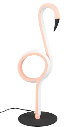 Reality Leuchten Lampe de table LED INGO R54581193, rose métal, 6 watts LED