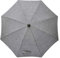 Sombrilla Universal para Cochecito de Bebé, Accesorios Bebe, con Enganche Ajustable, 73 cm de Diámetro, Color Gris