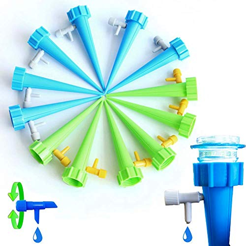 Automatische Bewässerung 15x - Perfekt für den Urlaub - Bewässerungssysteme für Pflanzen - Urlaub, Garten, Balkon – Tropfbewässerungssystem für Zimmerpflanzen, Blumen, Topfpflanzen