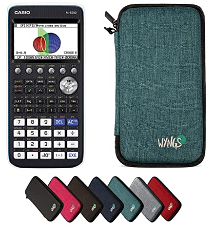 Casio fx-CG50 inkl. WYNGS Schutztasche Türkis - Grafikrechner - Basic Set