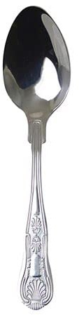 Acense Kings Pattern (Pack of 12 Dessert Spoons Set – Experience Quality Stainless Steel Table Cutlery Spoons Perfect for Any Occasion.