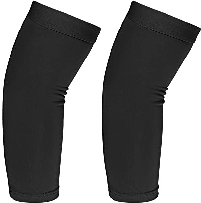 VOCOSTE 1 par armbågar kompression ärm ärm minskar led-smärta fluorescerande, svart, L