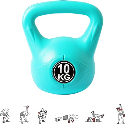 MAGIC SELECT 10 kg Kettlebell-Gewicht mit Ergonomischem Griff, Kettlebell-Hantel für Muskeltraining zu Hause und im Fitnessstudio.