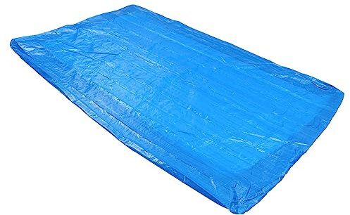 Amosfun Swimming Pool Inflatable Cover Bath Pool Protector Folding Cover High-class Pe Reduces Water Evaporation