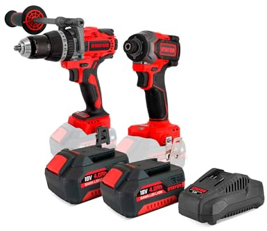Set de Taladro - Atornillador - Percutor PBL 80 P + Atornillador de impacto IS 230 L2024 BRUSHLESS (2 Baterías 4Ah. + Cargador + Maletín)
