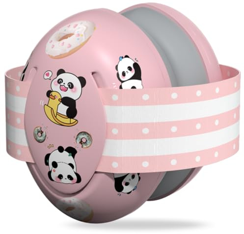 Naciya & Co – Casque Anti-Bruit Bébé 0-36 Mois – Réduction −25 dB – Confort Ultra Doux Sans BPA – Bandeau Antiglisse Silicone – Norme CE EN 352-1