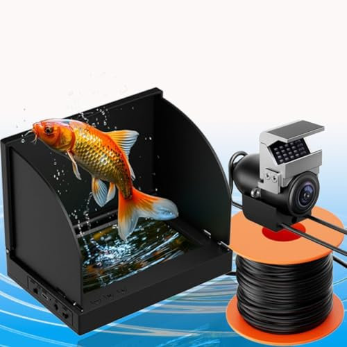 Robustes Design Unterwasserkamera mit 12,7 cm Display für Angler (5,0 IPS + Kamera 20 m)