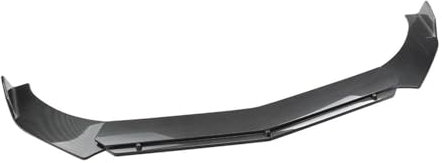 Frontspoiler Lippe Für Schrägheck-Limousine Universeller Frontstoßstangen-Lippenspoiler Karosserieschutz Verlängerung Dekoration Stützstangen Hält Bupmer Stabil(Carbon Black Bumper)