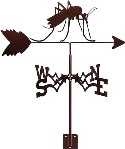 Wetterfahne Tier Vögel Metall Wetterfahne Vintage Wetterfahne Richtungsanzeiger mit Anti,E