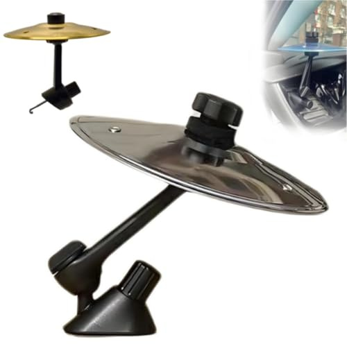 2 Artikel Car Cymbals Air Vent | Crash Cymbals | Autotrommel -Becken Air Vent | Mini Drum Crash Cymbals | Autos Crash -Musik machen Ihr Fahren mehr Spaß | Einfache Installation für alle Arten von Fahr