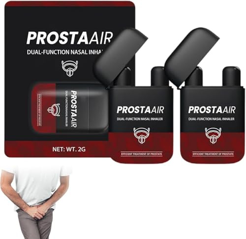 Biancat ProstaAir Dual-Function Nasal Inhaler,Biancat Prostavibe Bee Wellness Inhaler,Nasal Inhaler Stick,Improve Blood Circulation,Promote Prostate Health (2Pcs)