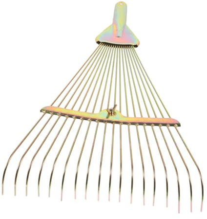 JOINPAYA Rastrello Per Foglie Carbonio Attrezzo Da Giardino Per Pulizia Di Prati Erba Sintetica e Foglie Pesanti Per Giardinaggio e Agricoltura