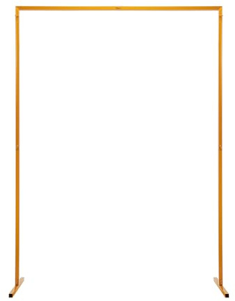 Hochzeitsbogen Gestell 2x1.5m Quadratisch Ballonbogen Gestell Bogenständer für Hochzeit mit Basis Metall Hintergrund Ständer Verstellbare Höhe 107-200CM, für Hochzeiten, Jubiläume, Partys usw