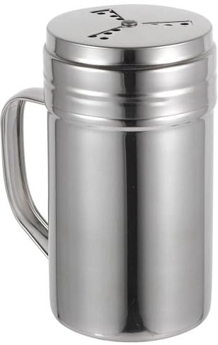 Hemobllo Salière Et Poivrière Inox 304 Grosse Taille Poignée En Acier Inoxydable Distributeur Multifonction Cuisine Et Barbecue Ensemble Condiments Polyvalent