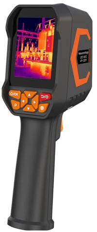 YUEHISY Termocamera, Termocamera Portatile con Risoluzione IR 256x192 con Intervallo da -20°C a 550°C, per Ispezione Elettromeccanica, 2600mAh