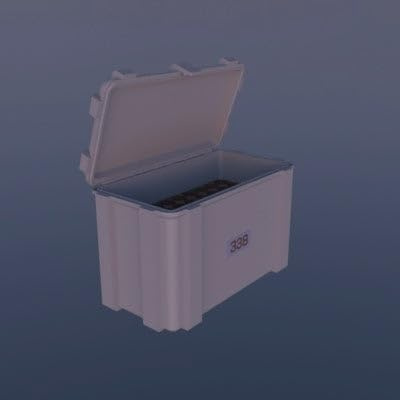 Filamelt Munitionsbox/Ammo Box .338 Lapua Magnum – Patronenbox ‘Klappdeckel’ – 20/25 / 50/100 Runden