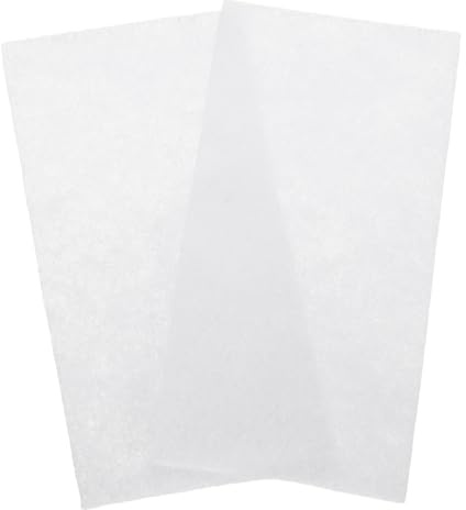 Nexarelle 2pcs Washing Machine Filter Box Foam Filter Replacement (56 x 120mm) - Polyester Fiber Sponge Sheet Laundry Mesh Drain System Parts, White