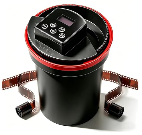 Automatischer Filmprozessor, automatischer Film- und Diascanner, Heimfilmentwicklungskit, präzise Smart-Timer-Steuerung, Zwei Modi und einstellbare Geschwindigkeit