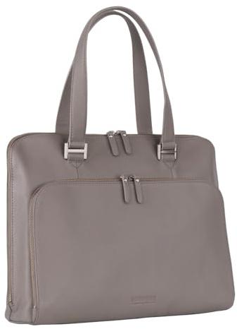 Leonhard Heyden Umhängetasche Laptoptasche mit Laptopfach Montpellier Business Bag Gray grau